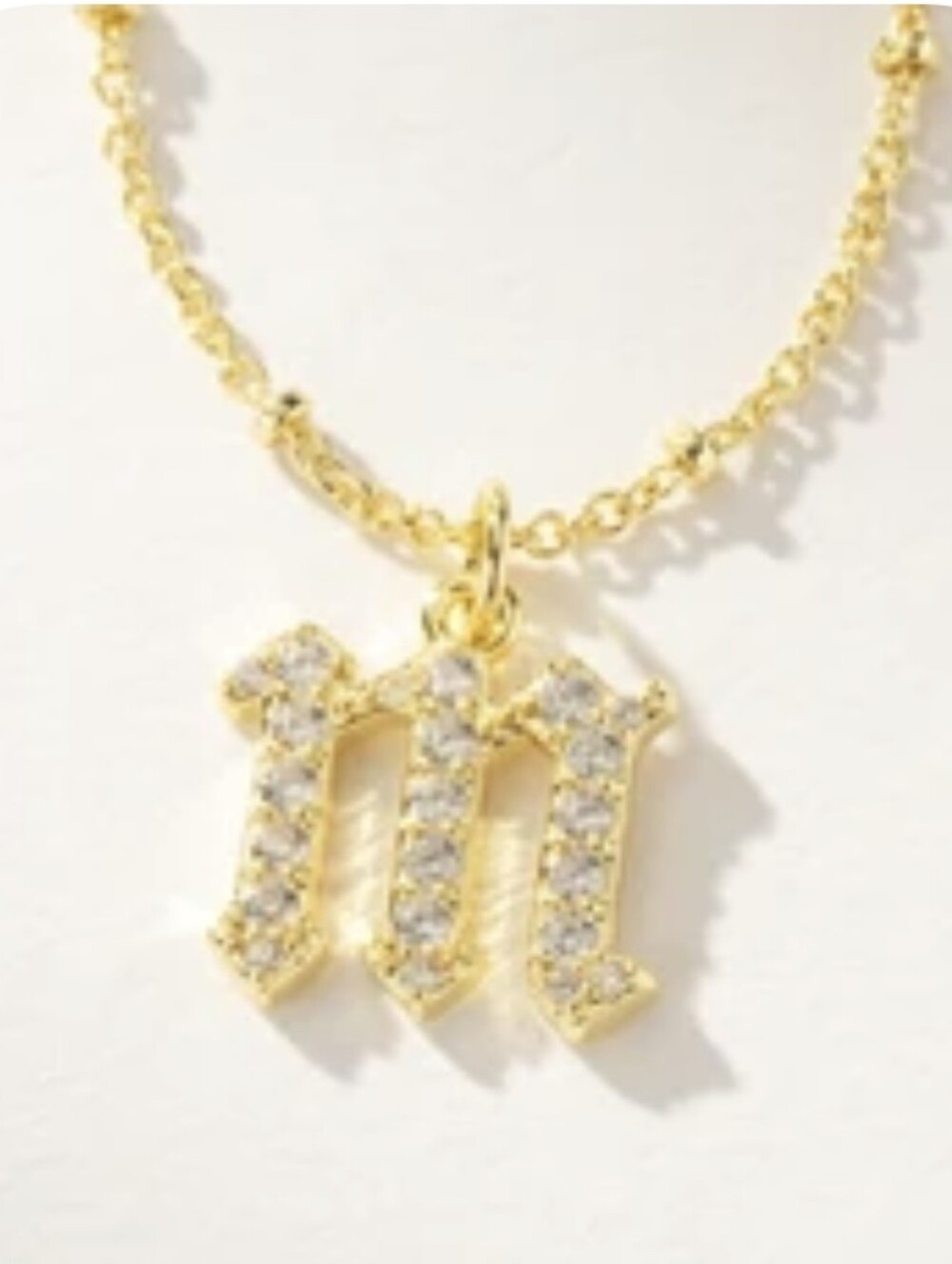 Uncommon James Made To Shine Initial Necklace - M